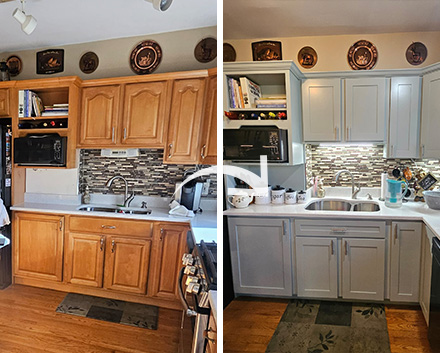 Queens Kitchen Cabinet Transformation