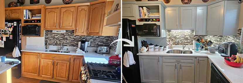 Queens Kitchen Cabinet Transformation